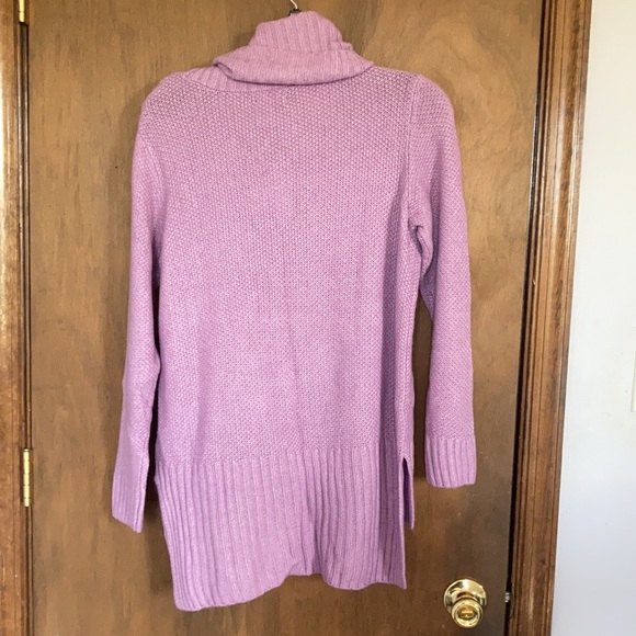 Offer$10 Sonoma sweater cowlneck supersoft tunic lavender casual boho office M - Picture 9 of 17